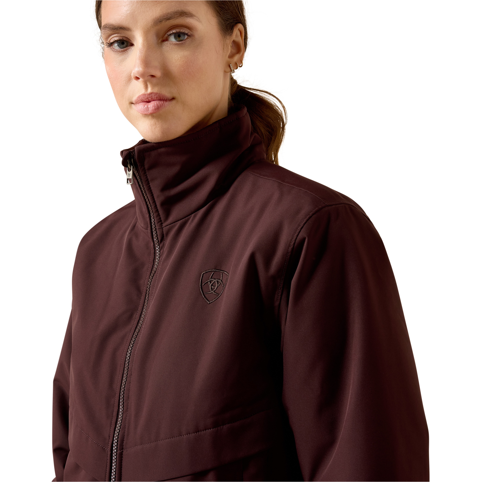 2026 Ariat Damen Stable 2.0 Isolierte Jacke 10079844 - Chocolate Plum